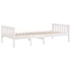 vidaXL Lit pour enfants sans matelas blanc 75x190cm bois de pin massif