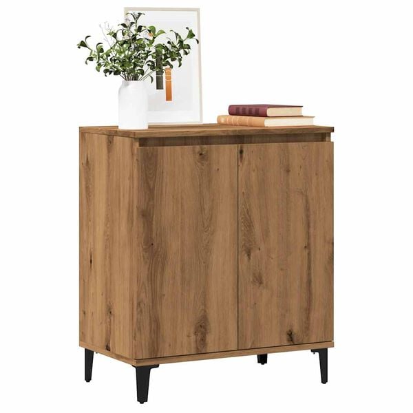 vidaXL Buffet chêne artisanal 60x35x70 cm bois d'ingénierie