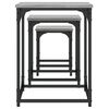 vidaXL Tables basses gigognes 3 pcs sonoma gris bois d'ing&eacute;nierie