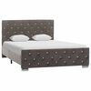 vidaXL Cadre de lit sans matelas gris tissu 120x200 cm