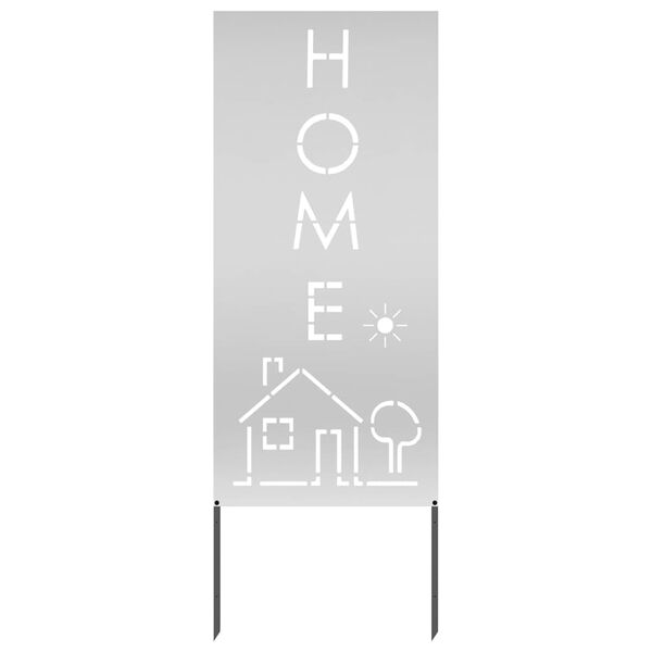 vidaXL &Eacute;cran de confidentialit&eacute; de jardin Fretwork Argent&eacute; 50 x 140 cm