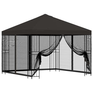 vidaXL Abri de jardin avec parois 3 x 3 m Anthracite