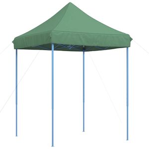 vidaXL Tente de r&eacute;ception pliable escamotable vert 200x200x306 cm