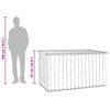 vidaXL Boîte de rangement de jardin Gris 171x99x93 cm