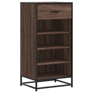 vidaXL &Eacute;tag&egrave;re &agrave; chaussures ch&ecirc;ne marron 48x38x97,5 cm bois ing&eacute;nierie