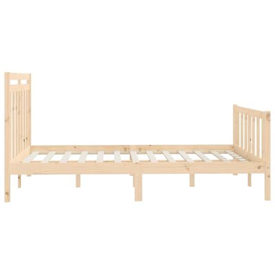 vidaXL Cadre de lit sans matelas bois massif de pin 140x200 cm