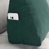 vidaXL Coussin de Dos Vert fonc&eacute; 45 x 20 x 35 cm