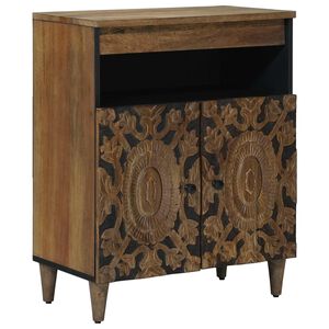 vidaXL Buffet Marron 60 x 33 x 75 cm Bois de mangue massif