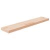 vidaXL Panneau d'&eacute;tag&egrave;re 100x20x4 cm Bois de ch&ecirc;ne massif non trait&eacute;