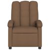 vidaXL Fauteuil inclinable Marron Tissu