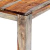 vidaXL Table &agrave; manger Gris 140x70x76 cm Bois solide