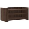 vidaXL Table basse ch&ecirc;ne marron 100x50x50 cm bois d'ing&eacute;nierie