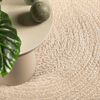 vidaXL Tapis ZIZUR beige 120x170 cm aspect de jute int&eacute;rieur ext&eacute;rieur