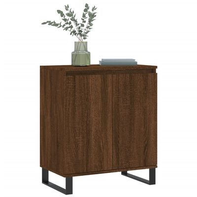 vidaXL Buffet Chêne marron 60x35x70 cm Bois d'ingénierie