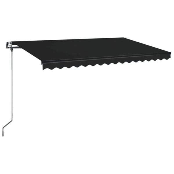 vidaXL Auvent r&eacute;tractable automatique 400x350 cm Anthracite