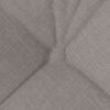 vidaXL Coussins de si&egrave;ge 4 pcs Taupe 40 x 40 x 12 cm tissu