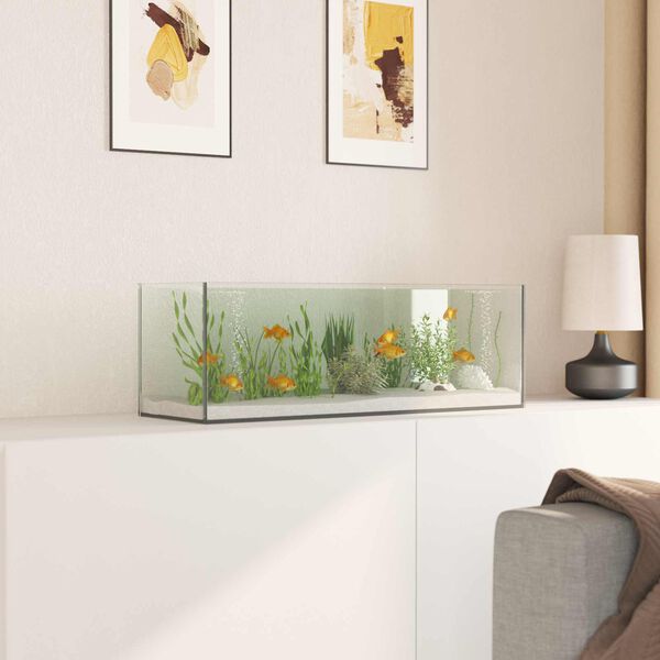 vidaXL Aquarium avec stockage Transparent 60 x 20 x 20 cm Verre