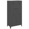 vidaXL Garde-robe industrielle Anthracite 90x50x180 cm M&eacute;tal