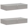 vidaXL Bo&icirc;te de rangement 2 pc Tissu intiss&eacute; 100 x 50 x 18 cm 90 l