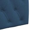 vidaXL T&ecirc;te de lit suspendue Montage mural Bleu 170 x 55 x 7 cm tissu
