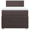 vidaXL Sommier &agrave; lattes de lit avec matelas Marron fonc&eacute; 90x200 cm