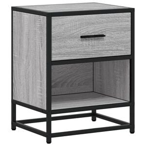 vidaXL Table de chevet sonoma gris 40x31x50 cm bois d'ing&eacute;nierie