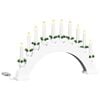 vidaXL Arche de Bougies de No&euml;l avec 10 Bougies LED LED Blanc chaud