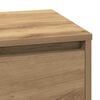 vidaXL Cabinet de chevet avec tiroir Chêne artisanal 71 x 34,5 x 75 cm