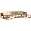 vidaXL Ensemble de canap&eacute;s d'ext&eacute;rieur 6 pc Naturel