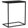 vidaXL Table d'appoint Noir 55x35x66 cm Bois d'ing&eacute;nierie