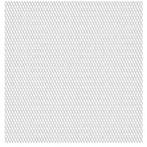 vidaXL Panneau de grillage de jardin Acier inox 100x85 cm 20x10x2 mm