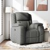 vidaXL Fauteuil inclinable Gris fonc&eacute; Tissu