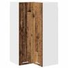 vidaXL Armoire suspendue Bois ancien et Blanc 57 x 57 x 100 cm