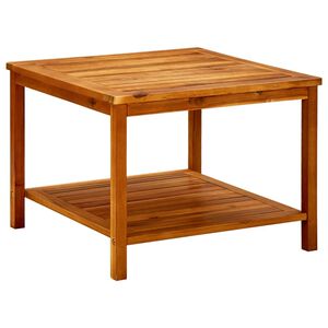 vidaXL Table basse 60x60x45 cm Bois d'acacia solide