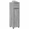 vidaXL Cabinet de salle de bain Gris Sonoma 30,5 x 30 x 101 cm