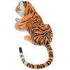 vidaXL Tigre en peluche Marron XXL