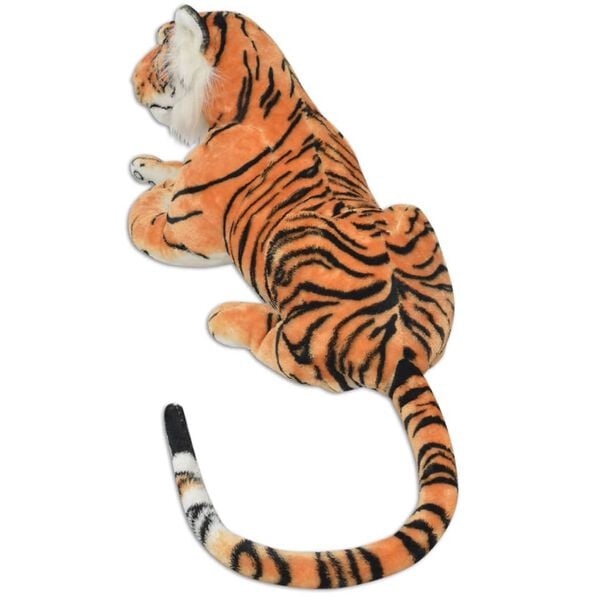 vidaXL Tigre en peluche Marron XXL