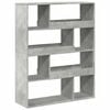 vidaXL Cloison de s&eacute;paration gris b&eacute;ton bois d'ing&eacute;nierie
