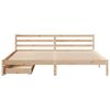 vidaXL Cadre de lit sans matelas 180x200 cm bois massif de pin