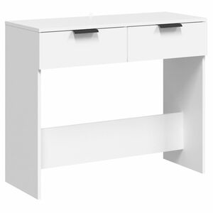 vidaXL Table console Blanc 90x36x75 cm Bois d'ing&eacute;nierie