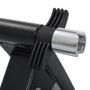 vidaXL Support &agrave; rouleau pour v&eacute;lo d'appartement 26po-28po Acier Noir