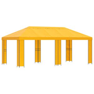 vidaXL Abri de jardin 6 x 3 m Jaune Polyester et Acier 190