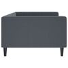 vidaXL Lit de repos sans matelas gris fonc&eacute; 100x200 cm velours