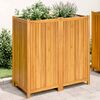 vidaXL Jardini&egrave;re avec doublure 100x50x100 cm bois massif d'acacia