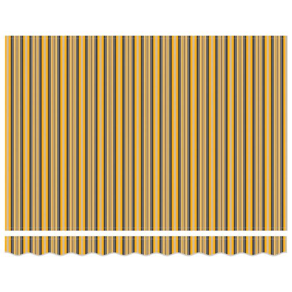 vidaXL Auvent R&eacute;tractable Jaune et Gris 350 x 250 cm