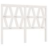 vidaXL Tête de lit Blanc 156x4x100 cm Bois massif de pin