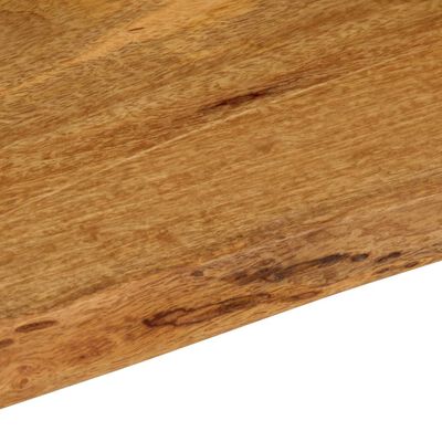 vidaXL Dessus de table 180x40x2,5 cm bord vivant bois massif manguier