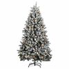 vidaXL Sapin de No&euml;l artificiel articul&eacute; 300 LED et boules 210 cm