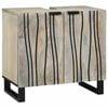 vidaXL Meuble de Lavabo de Salle de Bain Blanc 62 x 33 x 58 cm