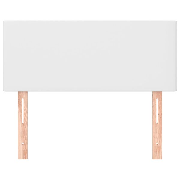 vidaXL Tête de lit Blanc 100x5x78/88 cm Similicuir